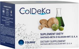 Colway ColDeKa - Vitamín A, D3, K2 a beta-D-glukan, 60 kapslí