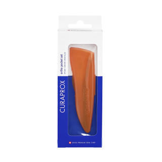 Curaprox CPS 460 Orto pocket-set, 5 ks Barva: Oranžová