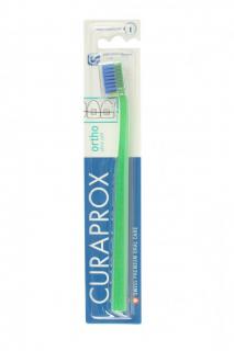 Curaprox CS 5460 ortho, Zubní kartáček Ultra soft, 1 ks Barva: Zelená-modrá