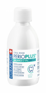 Curaprox Perio Plus+ Balance, ústní voda 0,05% CHX, 200 ml