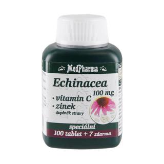 Echinacea 100 mg + vitamin C + zinek, 107 tablet