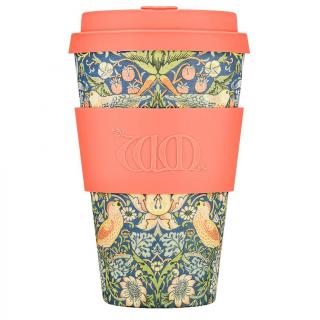 Ecoffee Cup, William Morris Gallery, Strawberry Thief, 400 ml  + Dárek