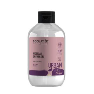 ECOLATIER URBAN - Micelární sprchový gel – Rýžové a Bambucké mléko, 600 ml