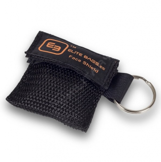 Elite Bags - Rouška resuscitační - klíčenka Barva: Černá