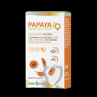 Erba Vita PAPAYA fermentované kapsle - imunita, 60 kapslí  + Dárek