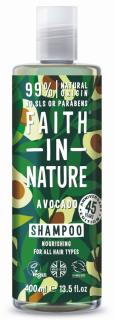 Faith in Nature přírodní šampon s avokádovým olejem, 400ml