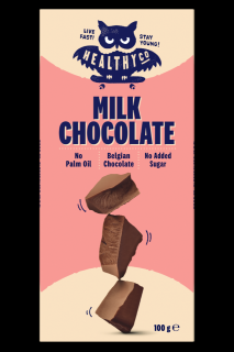 HealthyCo Mléčná čokoláda, 100g