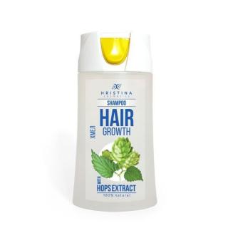 Hristina Přírodní šampon chmel pro zdravé a silné vlasy, 200 ml