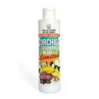 Hristina Přírodní sprchový gel na vlasy a tělo orchidej, karambola, neroli, 250 ml
