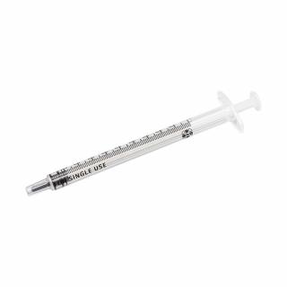 Injekční stříkačka SF, 3 dílná, 1ml, sterilní - 100ks