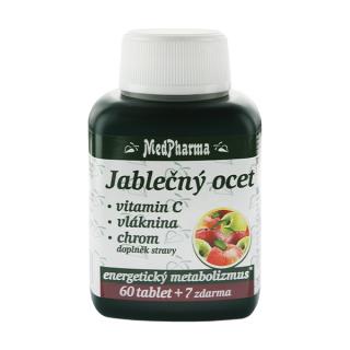 Jablečný ocet + vitamin C + vláknina + chrom, 67 tablet