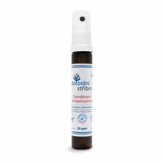 Koloidní stříbro Deodorant-Antiperspirant 20ppm Objem: 25 ml