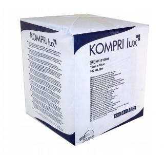 KOMPRI lux - Komprese gázová, 13N, 12W, 10cmx10cm, nesterilní (100/500ks) Počet kusů: 500