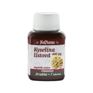 Kyselina listová 400 µg, 37 tablet