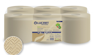Lucart Econatural 19CF - papírové utěrky 100m, 6KS