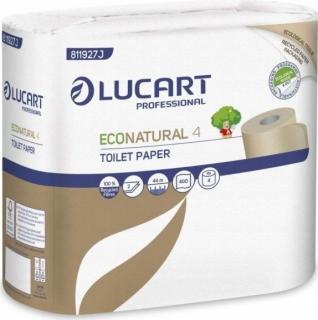 Lucart Econatural 4 - toaletní papír, 4 ks