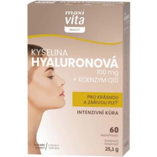 Maxi Vita Beauty Kyselina Hyaluronová 100 mg + Koenzym Q10, 60 kapslí