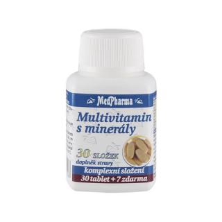 MedPharma Multivitamin s minerály 30 složek - 37 tablet  |OnlineMedical.cz