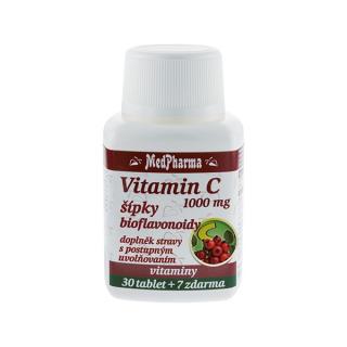 MedPharma Vitamin C 1000 mg s šípky, prodloužený účinek - 37 tablet  |OnlineMedical.cz