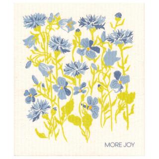 More Joy, kuchyňský hadřík Blue Flowers, 1 ks