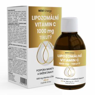MOVit Lipozomální Vitamin C 1000 mg, tekutý, 250ml