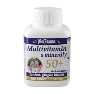 Multivitamin s minerály 50+, 107 tablet