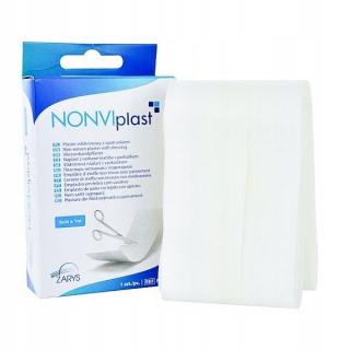 NONVIplast netkaná náplast s krytím, bílá, 6cmx1m, nesterilní