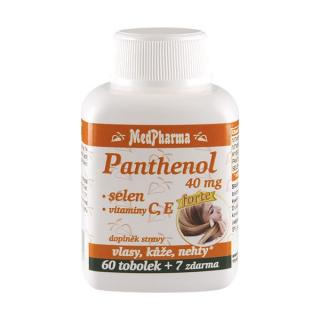 Panthenol 40 mg + selen + vitaminy C, E, 67 tobolek