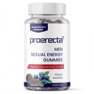 Proerecta Men sexual energy gummies, 60 gumových bonbonů