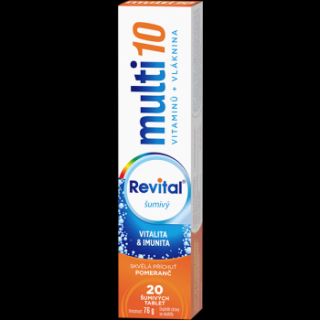 Revital Multivitamín, 20 tablet Příchutě: Pomeranč
