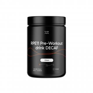 RPE11 Pre-Workout DECAF drink - citron, 600g