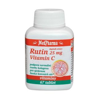 Rutin 25 mg + Vitamin C, 67 tablet