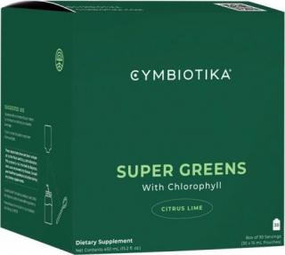 Super Greens s chlorofylem – citrus limetka, 450 ml  + Dárek