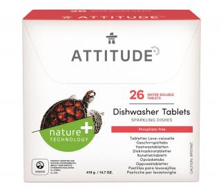 Tablety do myčky ATTITUDE bez fosfátů (26 dávek)