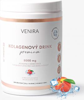 VENIRA PREMIUM kolagenový drink pro vlasy, nehty a pleť - limitovaná letní edice, ledový broskvový čaj 30 dávek, 324g