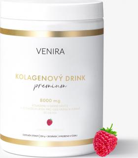Venira PREMIUM kolagenový drink s malinovou příchutí, 324 g