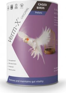 Verm-X Přírodní pelety proti střevním parazitům pro ptáky 100g
