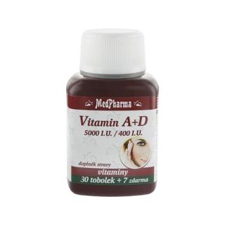 Vitamin A + D (5000 I.U./400 I.U.) - 37 tobolek  |OnlineMedical.cz