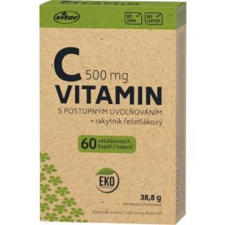 Vitar Vitamin C 500 mg EKO, 60 kapslí