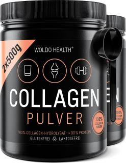WoldoHealth® ® 100% Hovězí kolagen na pleť (2x500g)  + Dárek
