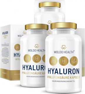 WoldoHealth® ® Hyaluronová kyselina (3x90 kapslí)  + Dárek