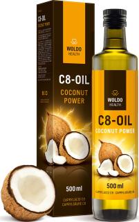 WoldoHealth® ® Kokosový olej C8 500ml  + Dárek