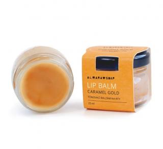 ALMARA SOAP Balzám na rty Caramel Gold 25 ml - expirace 12/2023