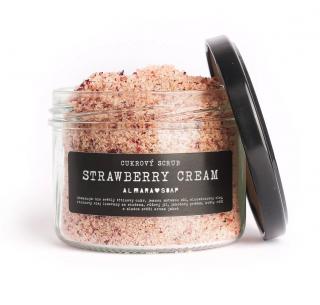 ALMARA SOAP Přírodní scrub Strawberry Cream 180 g