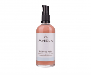 ANELA Růžové z nebe - hydratační a vyhlazující sérum s kyselinou hyaluronovou 100 ml