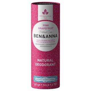 BEN & ANNA Tuhý deodorant Růžový grapefruit 40 g
