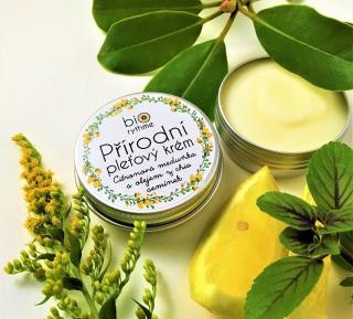 BIORYTHME Osvěžující krém na mastnou pleť - Citronová meduňka, bio chia olej 30 ml - expirace 05/2025
