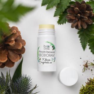 BIORYTHME Přírodní bezsodý deodorant V lese najde(š) se mini 25 g