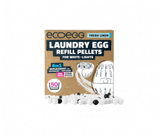 ECOEGG Náplň do pracího vajíčka na bílé prádlo Svěží bavlna 50 praní
