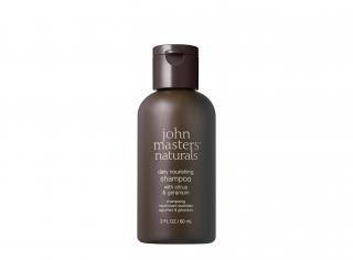 JOHN MASTERS ORGANICS Denní vyživující šampon s citrusy a gerániem MINI 60 ml